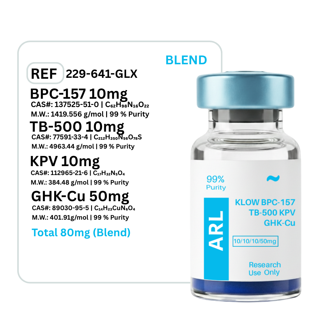 KLOW (BPC-157 + TB-500 + GHK-cu + KPV)