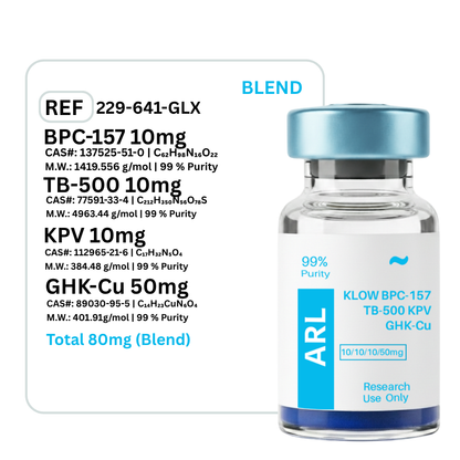 KLOW (BPC-157 + TB-500 + GHK-cu + KPV)