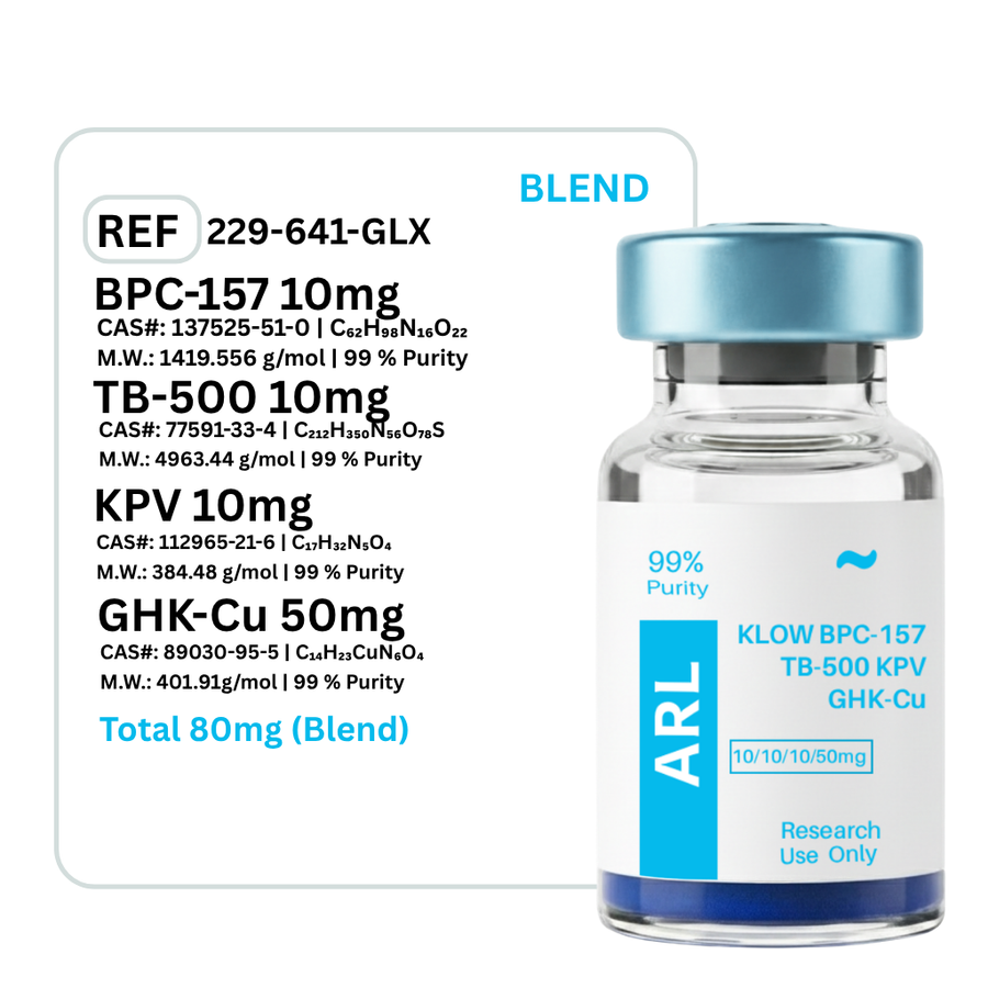 KLOW (BPC-157 + TB-500 + GHK-cu + KPV)